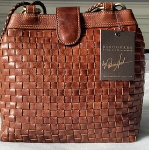 Patrisha Nash Discovery Woven Iverna Bucket Bag